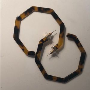 Tortoise earrings